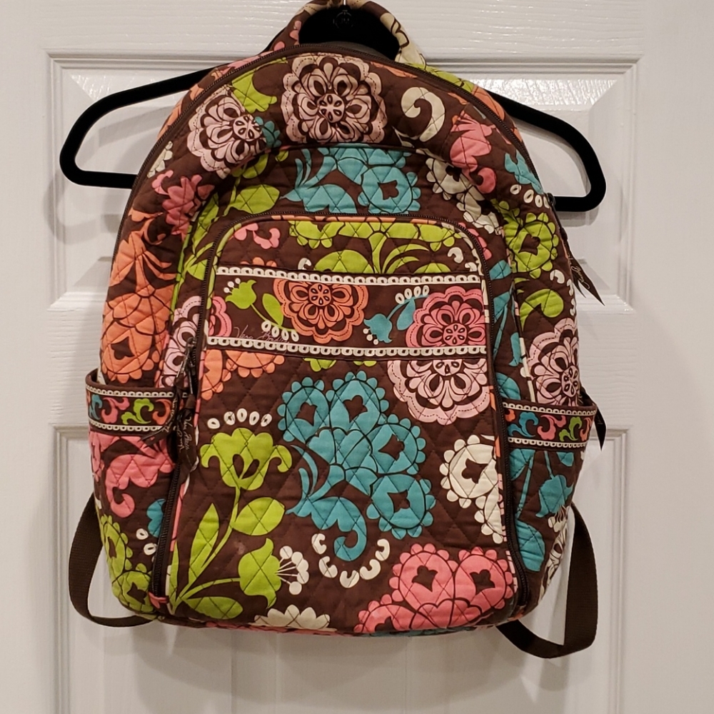 Vera Bradley Lola Brown back pack